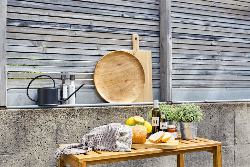 Felles uteområde på bakkeplan.