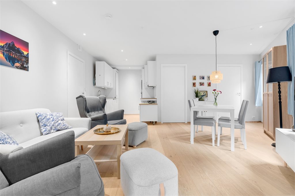 Åpen stue/kjøkken-løsning